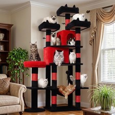 Gothic Cat Tree 71 Inch Heavy Duty Cat Trees for Large Cats