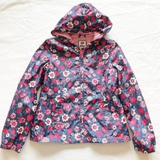 Gymboree Lightweight Floral Hooded Jacket size 10-12