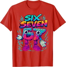 67 Six Seven Italian Brainrot Youth Meme Unisex T-Shirt