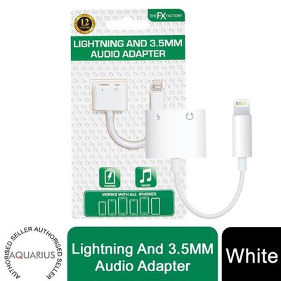 Lightning Adapter weiß 1x2x8 Zoll Aluminiumlegierung 100 % Kupferkern Dual Port Mini.