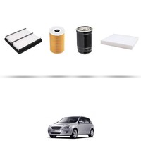 Hoffcar Set Service - 4 Filter FüR Kia Cee D (Und) 1.6 Crdi 94Kw Von 2010