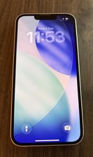 Apple iPhone 14 128GB White/Starlight Unlocked - Fully Working - Cracked Back