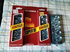 Vintage 1970s Sylvania Flip Flash Super 10 Flash Cubes