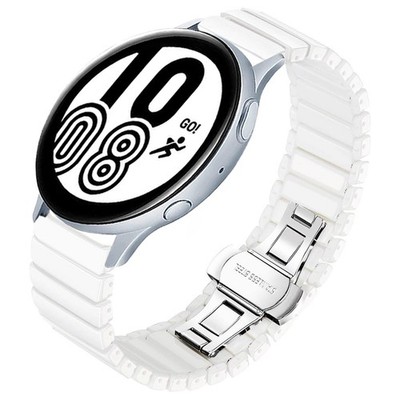 MaKTech 20mm Weißes Keramikarmband: Elegantes & Universelles Uhren-Accessoire