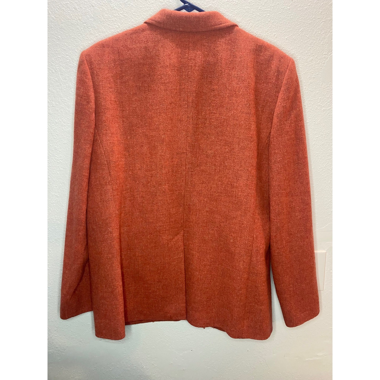 Pendleton Wool Blazer Jacket Womens L Orange Exce… - image 2