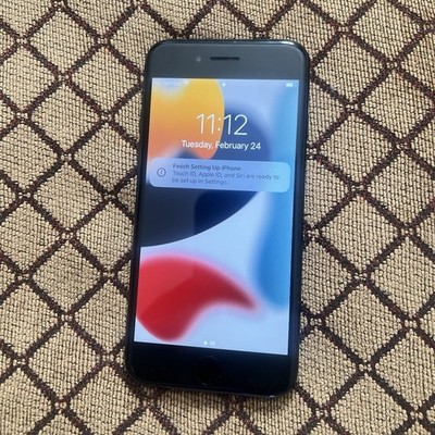 Apple iPhone Black 128GB iOS Smartphone Mobile Cell Phone 128 GB Black