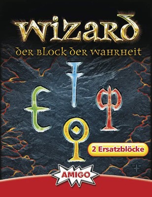 Wizard - der Block der Wahrheit, 2 Ersatzblöcke (Spiel-Zubehör) | Deutsch | 2019