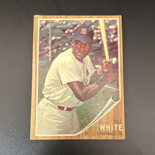 Topps 1957 Bill White St. Louis Cardinals Rookie #11 Baseball Trading Card. rookie card picture