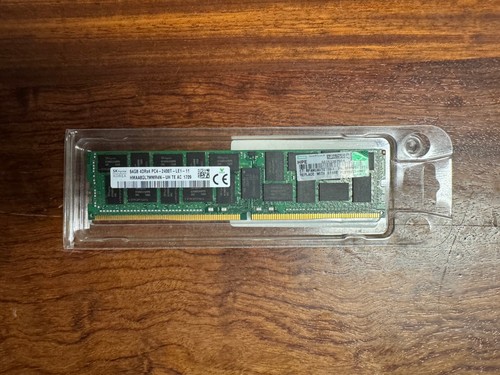 HPE 809085-091 819413-001 64GB (1x64GB) Quad Rank x4 DDR4-2400T Server Ram - Picture 1 of 3