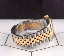 Rolex 36mm Datejust 18K Steel Yellow Gold Malachite Dial Watch 16013 6