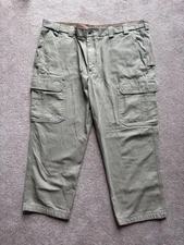 Duluth Trading Co Mens 48 x 30 Heavy Canvas Cargo Carpenter Pants