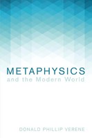 Metaphysics And The Modern World Donald Phillip Verene Taschenbuch Englisch 2016