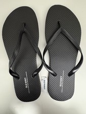 Old Navy Basic Classic Black Flip Flops Sandals Women's Size 9 New