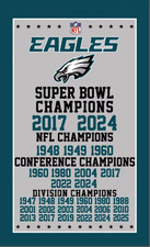 Philadelphia Eagles 2025 2026 Championship Banner 3x5 Ft Flag