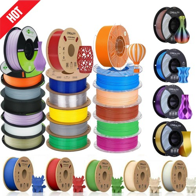 #ad Creality Hyper PLA PETG RFID PLA Soleyin Silk ABS ASA 3D Filament 1KG 1.75mm $18.99