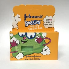 Johnson’s Buddies Kids Easy-Grip Sudzing Bar Bath Soap 2.45oz | NOS Discontinued