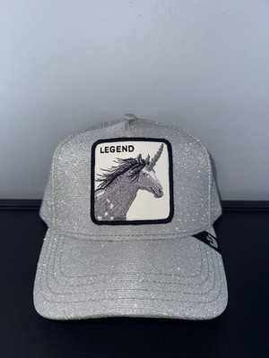 Goorin Brothers Believer Hat Silver Glitter Metallic Unicorn - Main Image