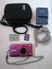 TESTED CANON PowerShot SX210 IS 14.1MP 14x Digital photo Camera Purple PC1468