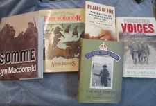 5 x WW1 War Books. ""GREAT BARGAIN""