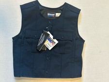 Blauer Dark Navy Armor Skin Vest M Tall Wool Blend Outer Armor Carrier 8470 NWT