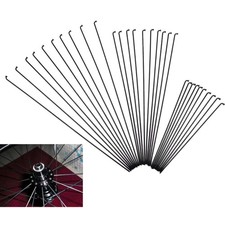 Fahrradspeichen Edelstahl schwarz 170 mm 10 S...