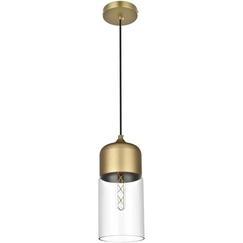 Living District LD2240SG Ashwell 1 Light 5 inch Satin Gold Pendant Ceiling Light - Picture 8 of 10
