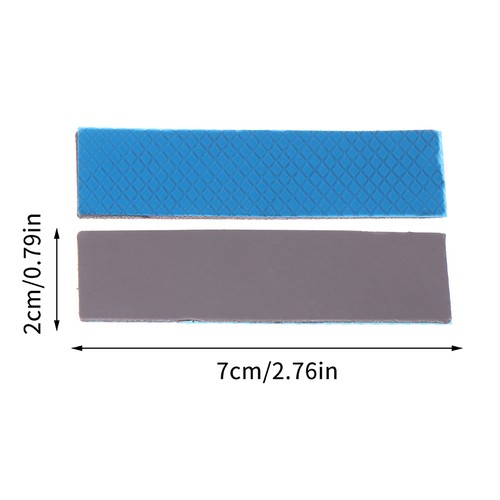 2Pcs 15W M.2 Thermal Pad Conductive Pad Sheet 0.5/1.0/1.5MM Silicon Thermal P FD - Afbeelding 3 van 15