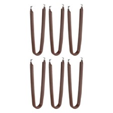 6Pcs IC Chip Extractor IC U Shape Puller Stainless Steel Insulated Grip, Brown