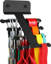 Gym Equipment Organizer for Resistance Bands and Jump Ropes - Space Saver Rack