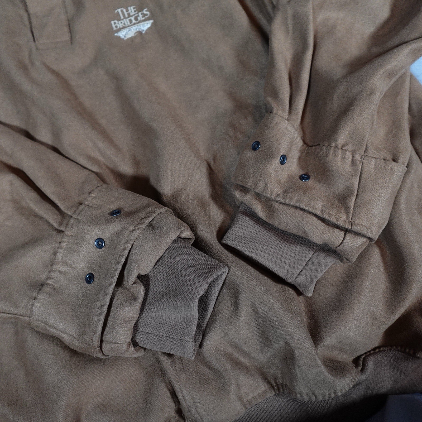 Zero Restriction Microsuede Pullover Jacket Mens … - image 7