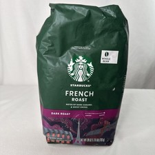 Starbucks French Roast Dark Roast Whole Bean Coffee 28oz Bag