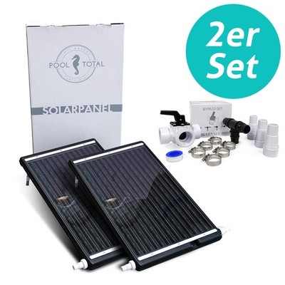 Solar Poolheizung Sonnenkollektor 111x66 cm für Pools Schwimmbecken bis 20 m³