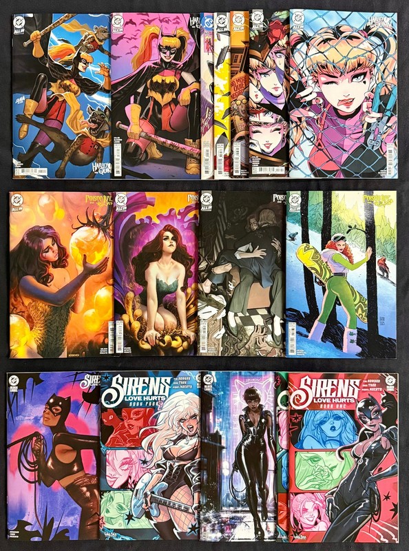 2025-6 DC Harley Quinn Vol. 4 #55, 57-62, Poison Ivy #40, 42-44 +Mini! LOT of 16