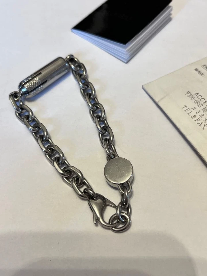 Pulsera de cadena de acero inoxidable Diesel Dx1024 Foto 3 de 4