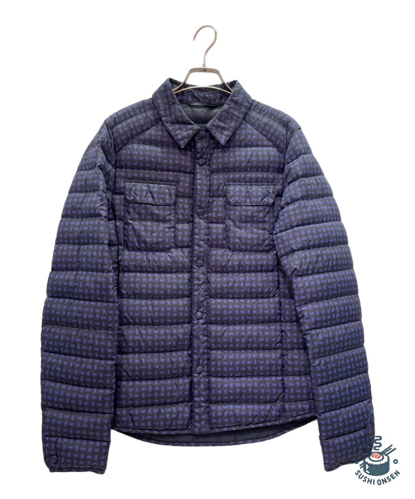 ETRO All-over pattern down jacket　nylon jacket Si… - image 1