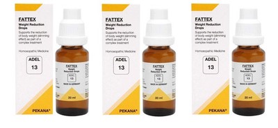 ADEL 13 Homeopathic Drops Liquid 20ml x 3 Pack Natural Wellness Formula