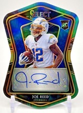 2020 Select Tie-Dye Rookie Signatures Die-Cut Auto #RS-JRE Joe Reed 05/25