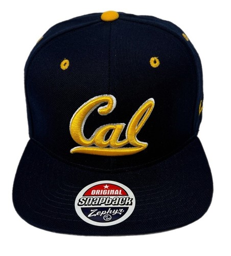 Zephyr NCAA California Golden Bears “Z11” Flat Bill SnapBack Hat BRAND NWT