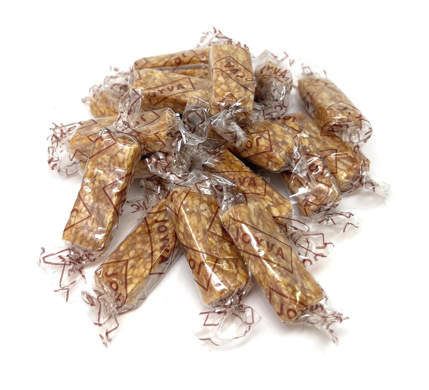 Joyva Sesame Crunch Bulk Sweet Candy with Honey, Individually Wrapped