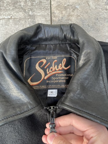 Vintage 2000s Law and Order SPU Cast and Crew 200th Ep Leather Wool Jacket RARE - Picture 4 of 12