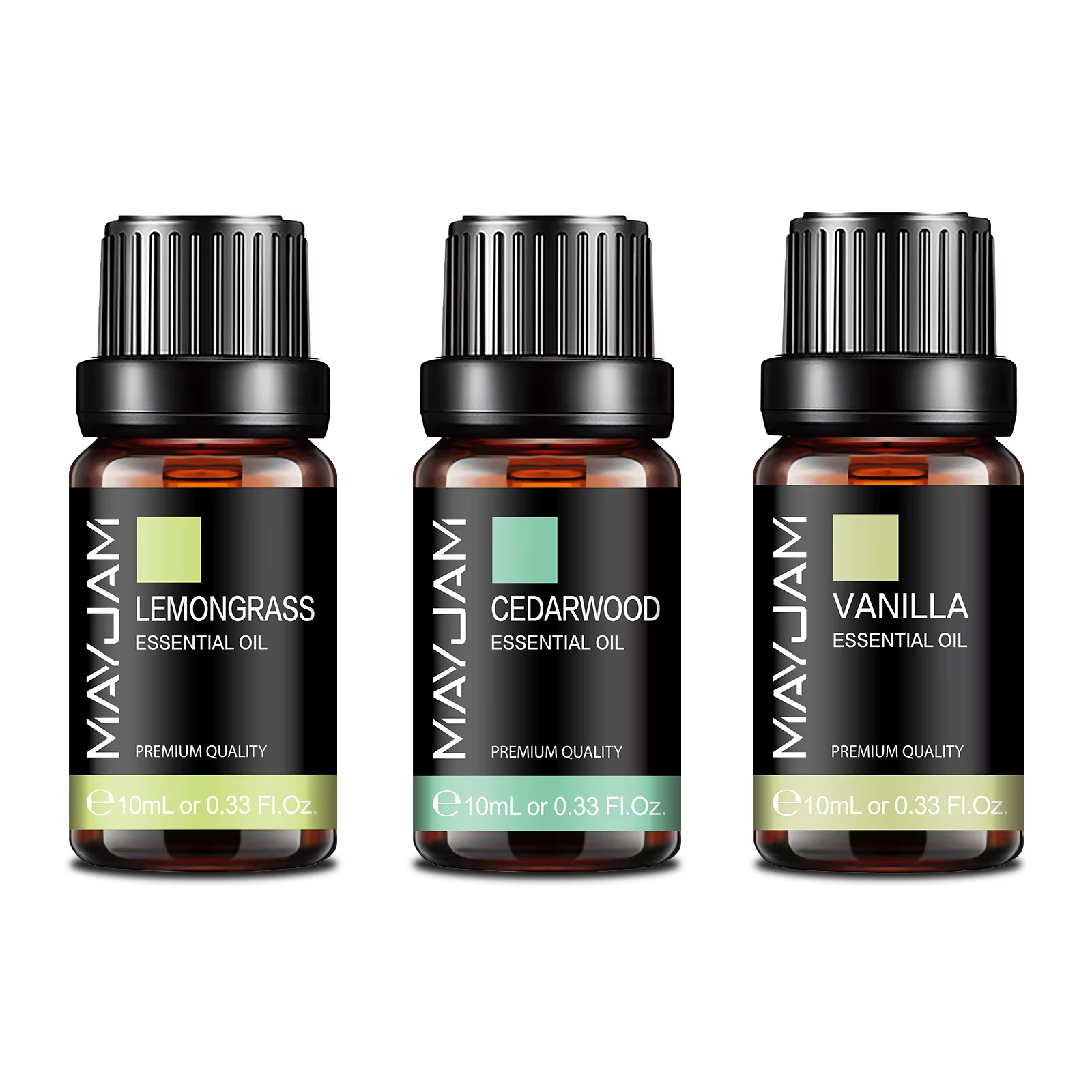 3PCS/SET Vanilla Cedarwood Lemongrass Pure Essential Oils for Humidifier Diffuse