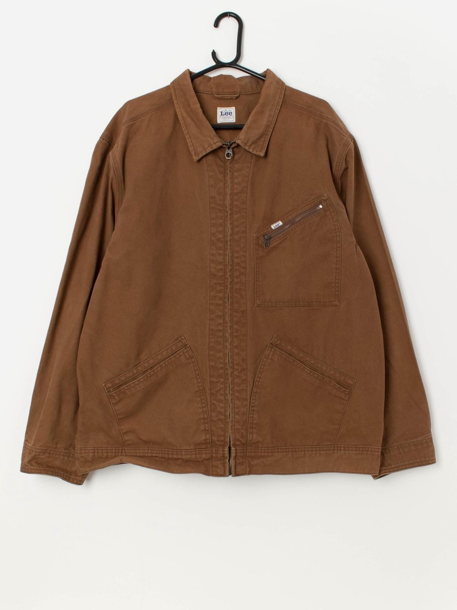 Vintage Lee Workwear canvas jacket in brown, 191J Jacket Vintage Lee Workwear canvas jacket in brown, 191J Jacket