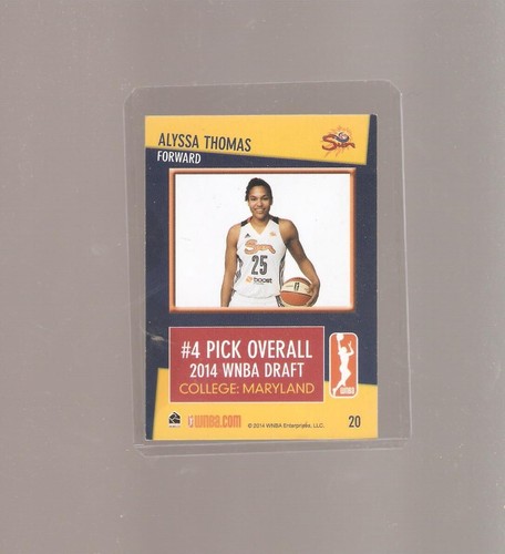 alyssa thomas 2014 wnba rookie,maryland,central dauphin,harrisburg pa,triple d's - Picture 2 of 2