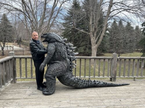 RARE Godzilla Suit/cosplay Created By “Monster man” Cleve Hall - Picture 4 of 16