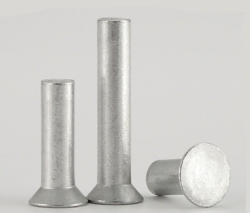 GB869 M² M²,5 M³ M4 M5 M6 M8 Aluminium Glattkegel Flachkopf Vollnieten - Bild 4 von 4