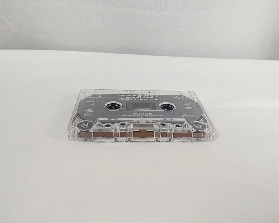 Poison Unskinny Bop Single Cassette Tape 1990 Enigma Capitol Hair Metal Rock Vtg Foto 4 de 4