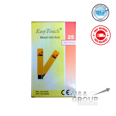 25pcs New Easy Touch Test Strip For URIC ACID Level Check Original free ship