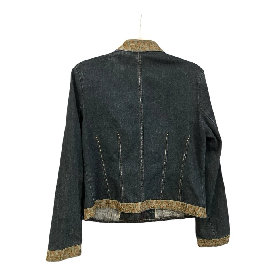 Blusa y Maxi Falda Vaquera Willi Smith Vintage Y2K Floral Bordada Foto 2 de 4