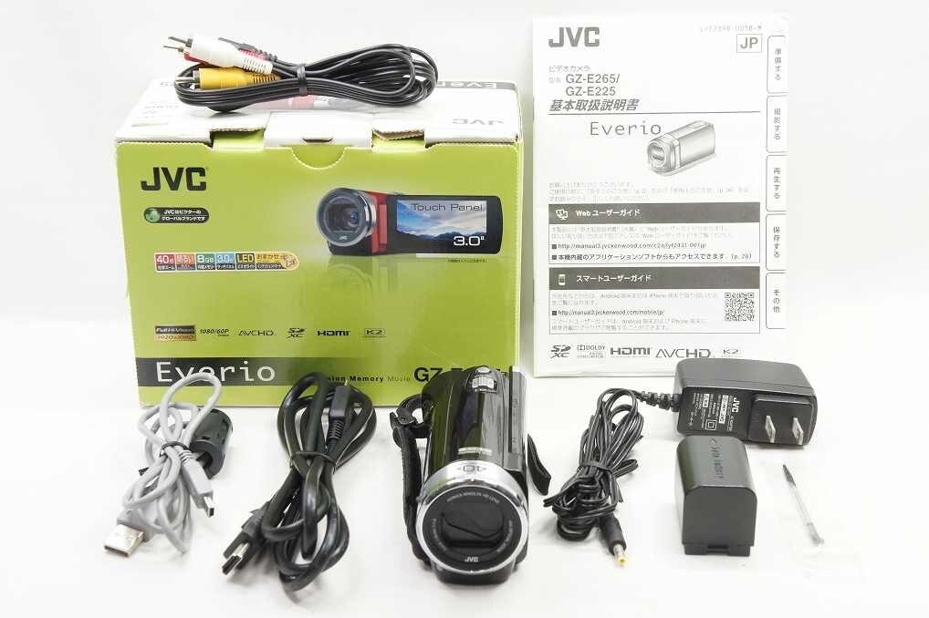 ☆美品☆ JVC ハイビジョン ムービー Everio GZ-E225 一流の品質 JVC JVCKENWOOD | Amazon ビデオカメラ ビデオカメラ