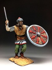 Tin toy soldiers Viking IX-X c 54 mm figurine metal sculpture Hand painted